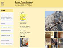 Tablet Screenshot of dr-lukowski.com
